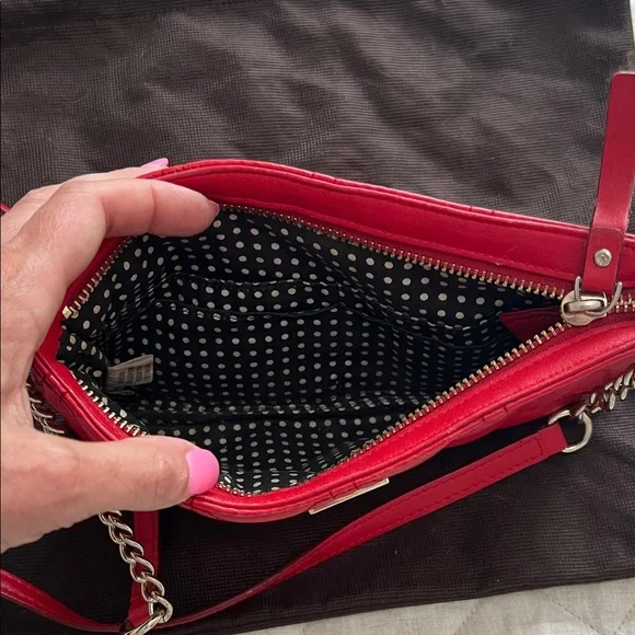 Kate Spade Red Quilted Wristlet - Picture 3 of 3